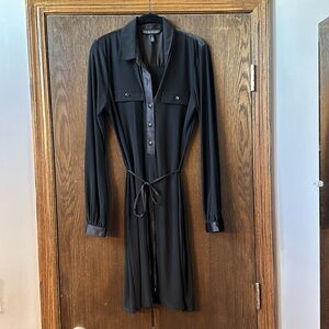 White House black market collared dress size M